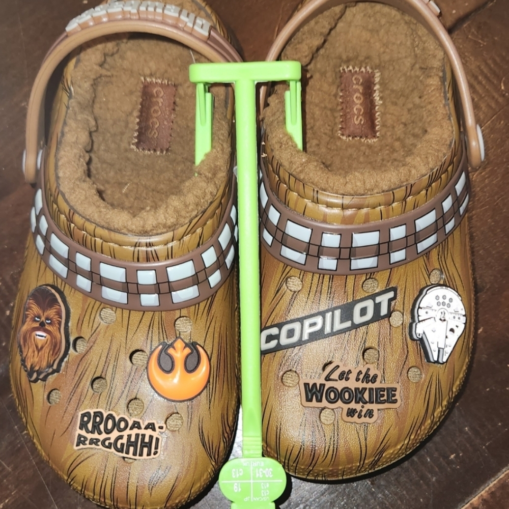 CROCS Kids Star Wars Slippers - Brown